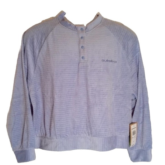 Quiksilver Women's Newer Spot Henley Sweatshirt MED - Picture 1 of 7